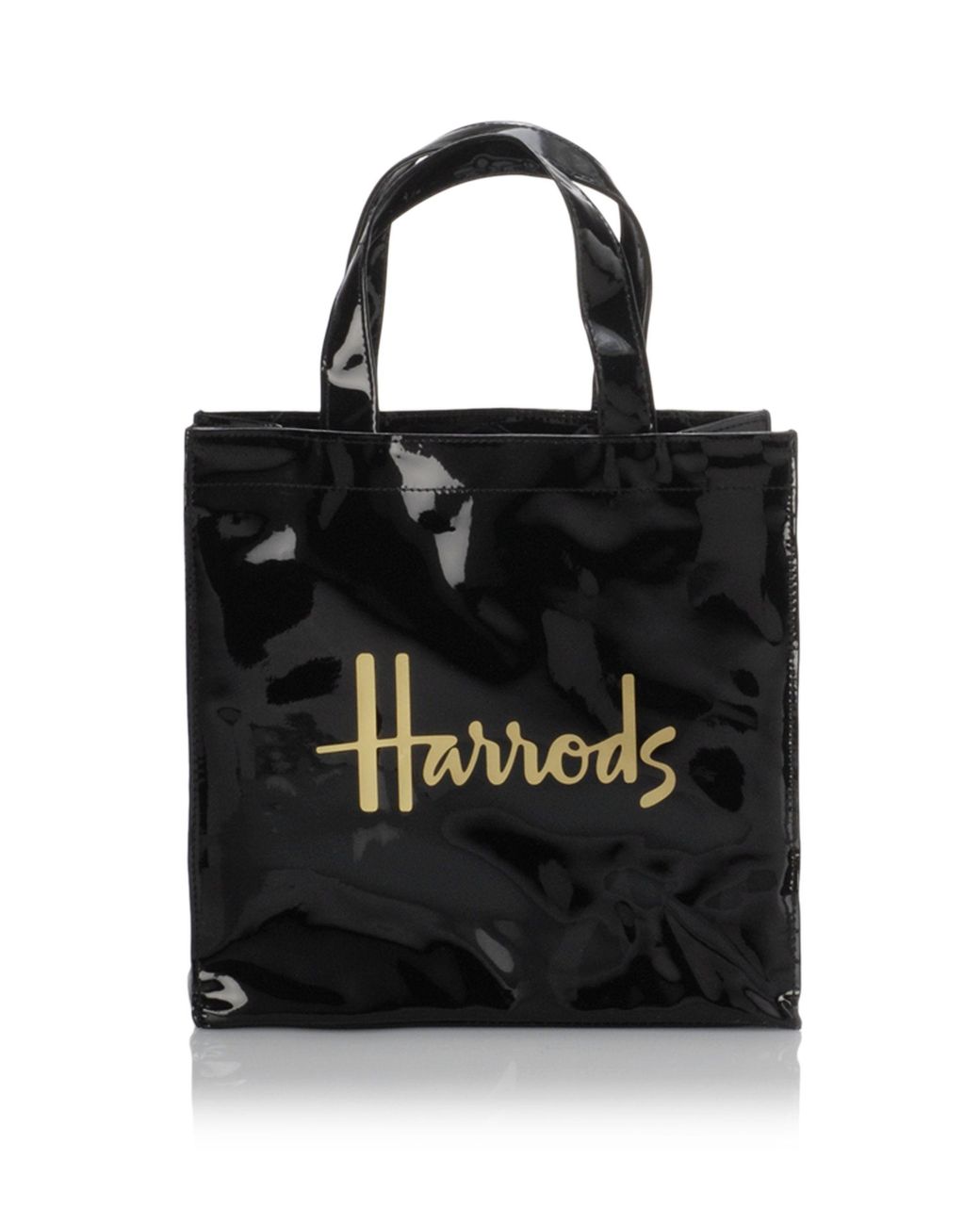 Harrods London Pretty City Pocket Shopper Bag - Foldable Tote With London Motif, 38x36cm