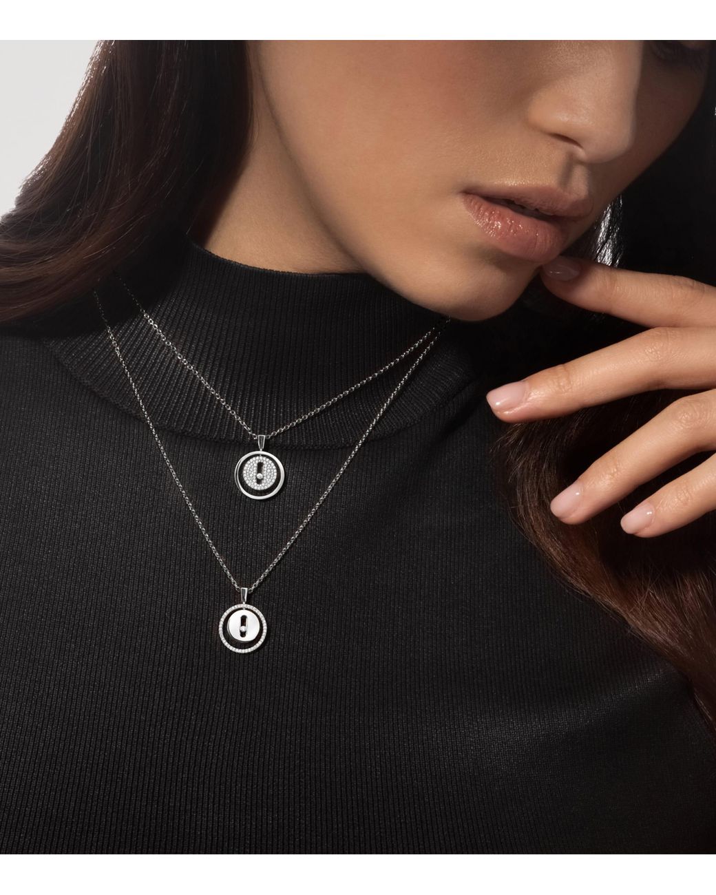 Messika Metallic Lucky Move And Diamond Necklace