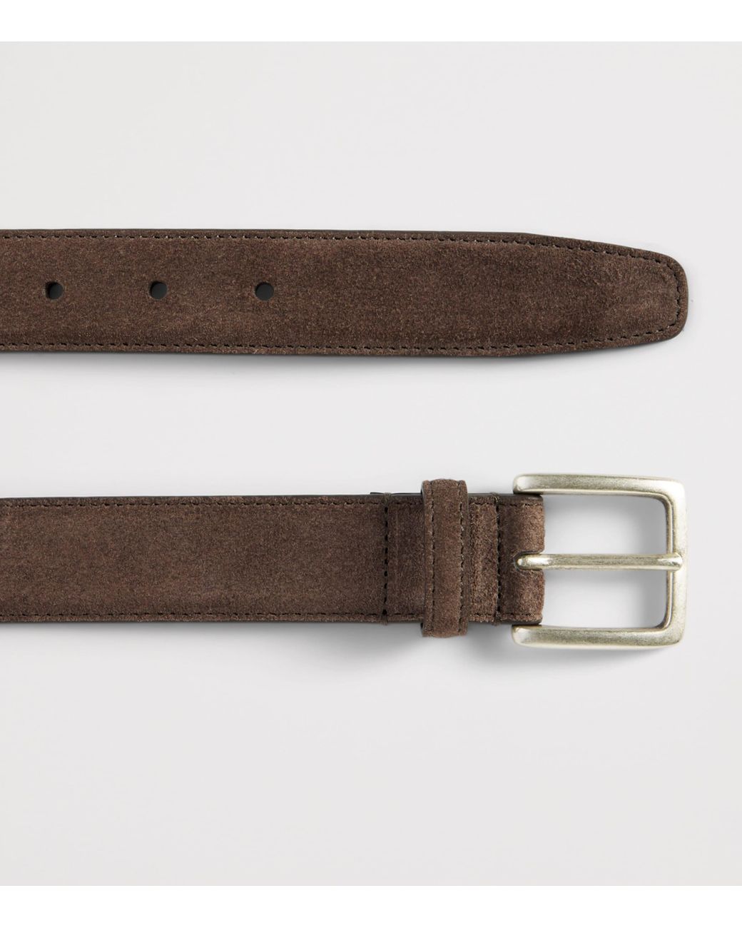 Canali Brown Suede Belt for men