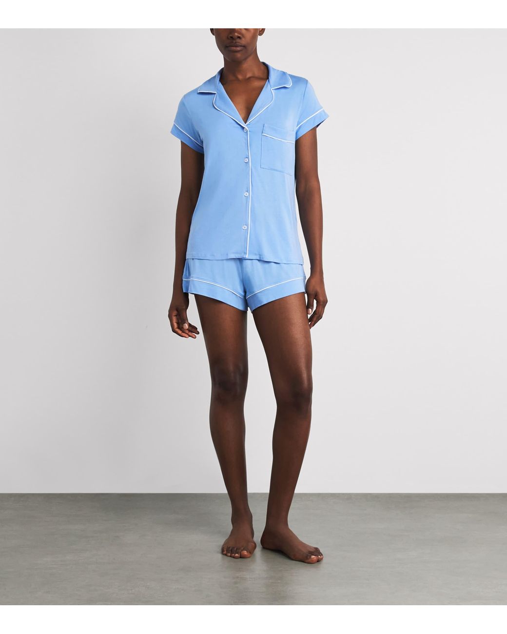 Eberjey Blue Gisele Short Pyjama Set