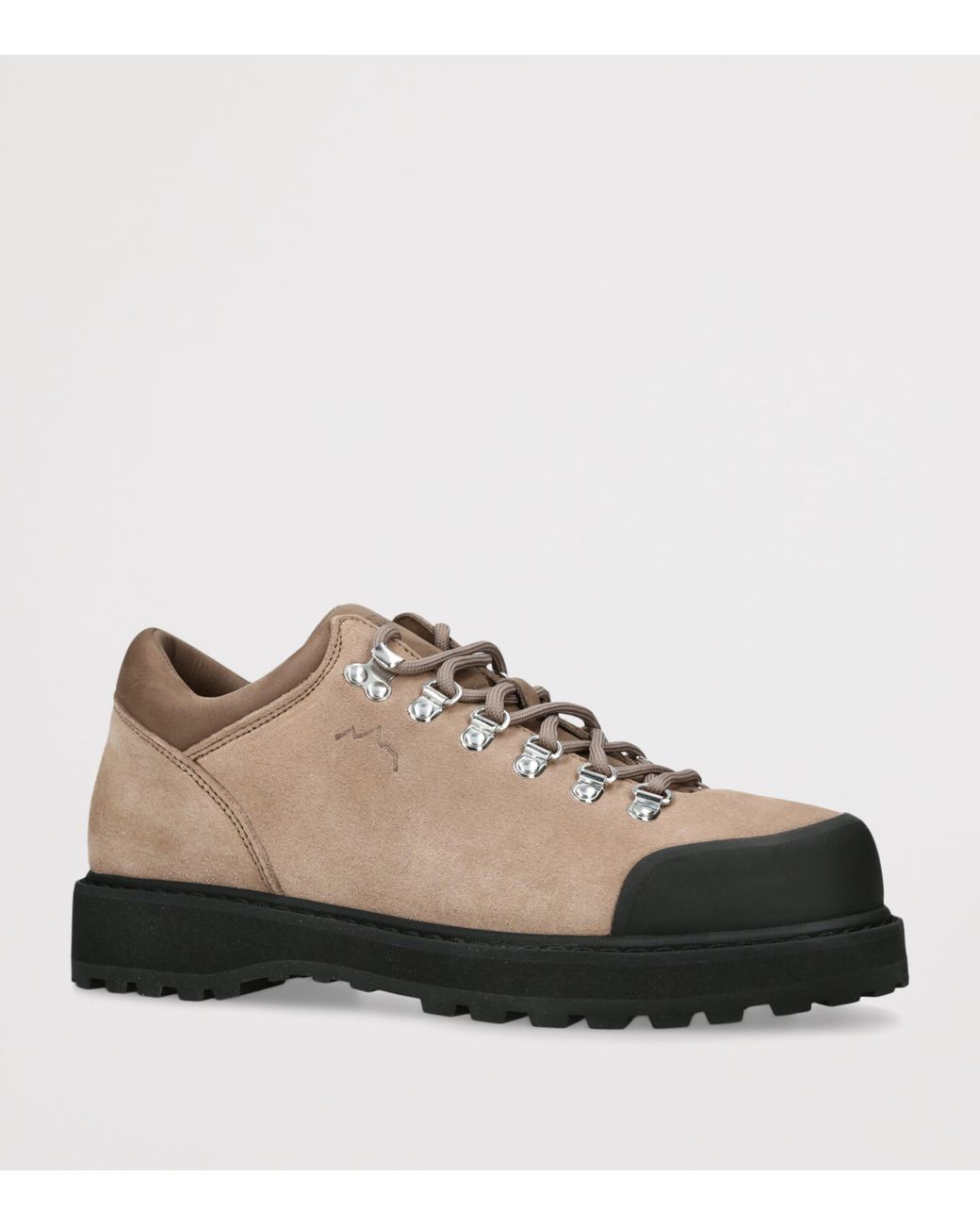 Diemme Brown Suede Cornaro Low-Top Boots for men