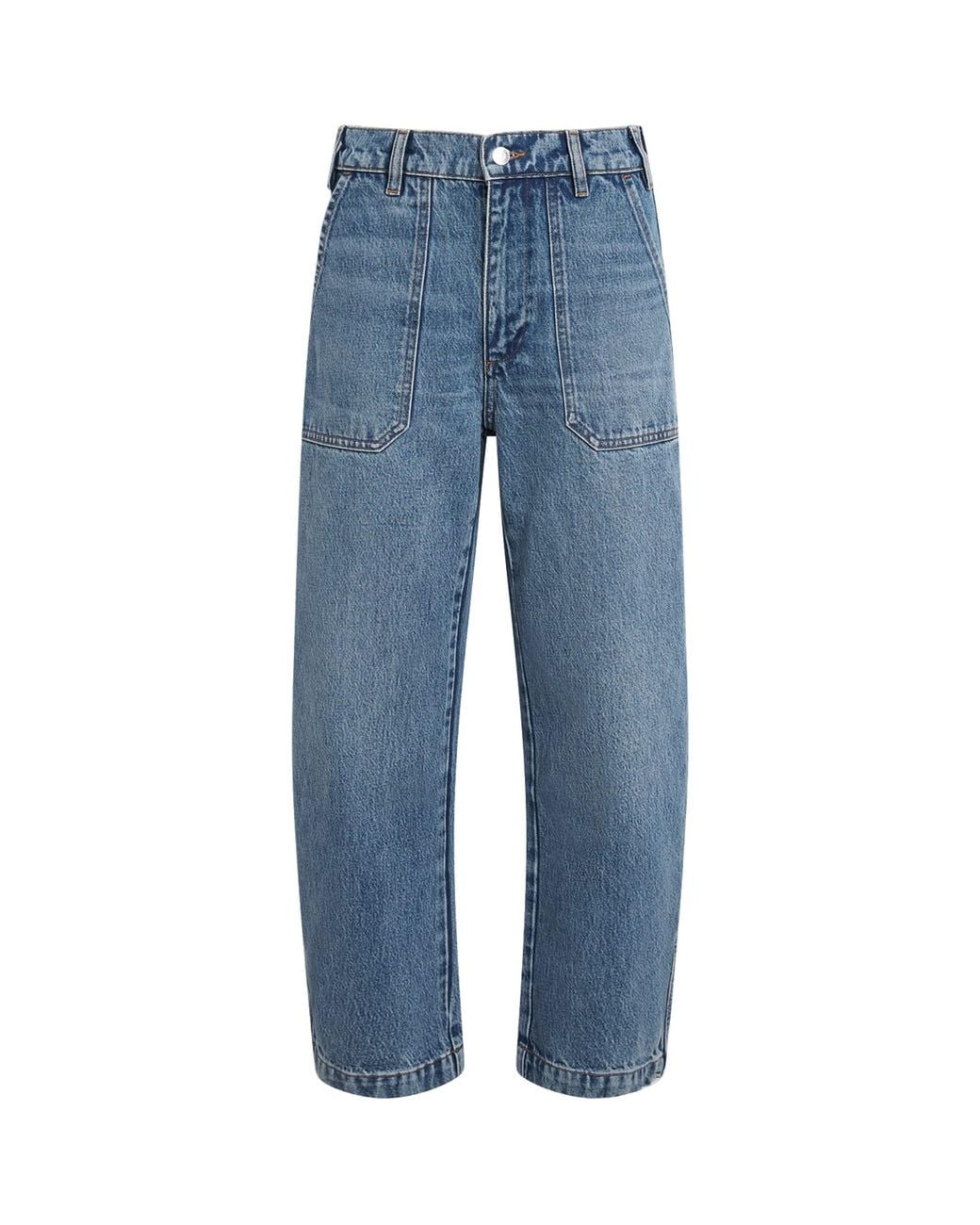 FRAME Blue The Ranger Wide Jeans