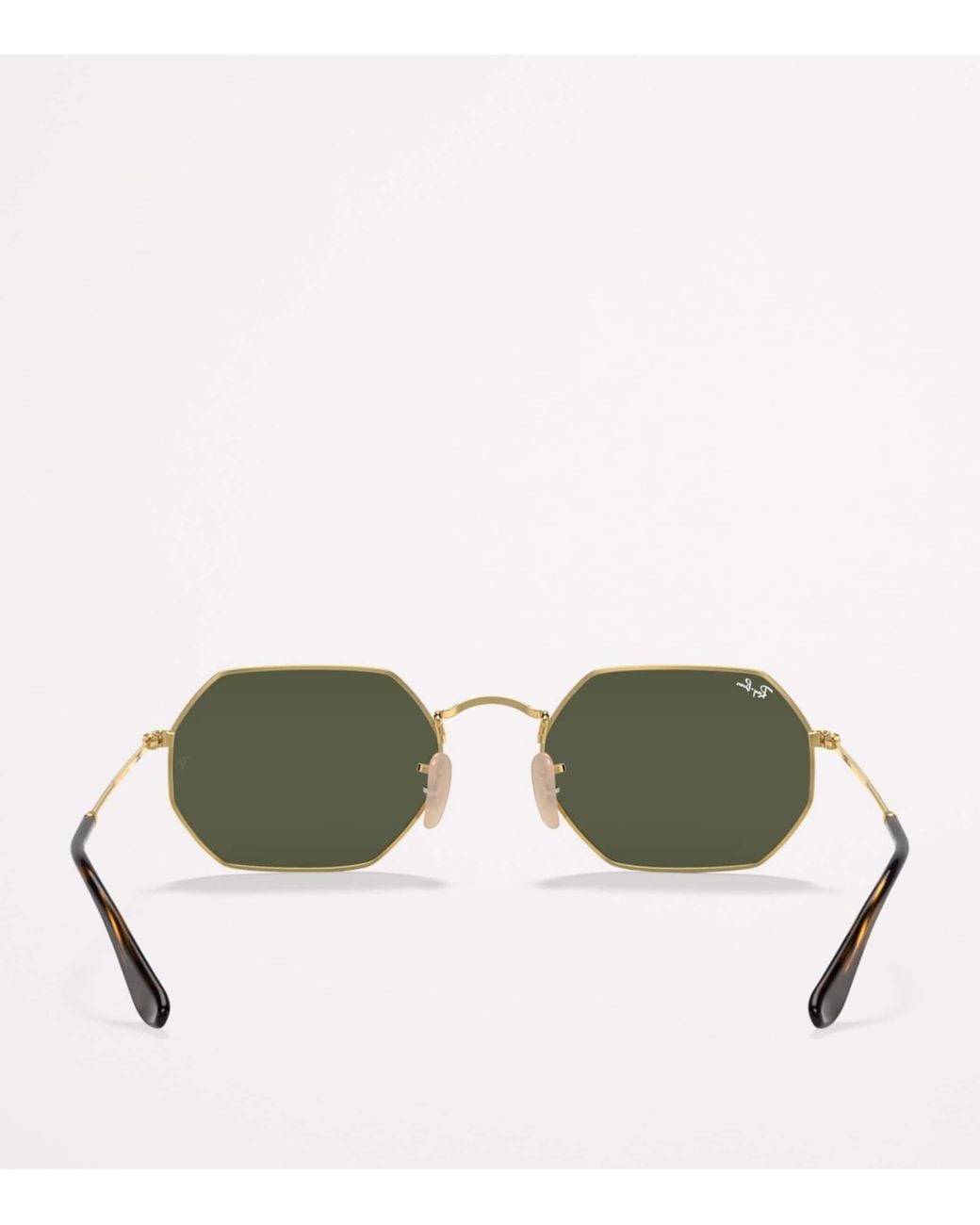 Ray-Ban Green Rb3556N Octagonal Classic Sunglasses