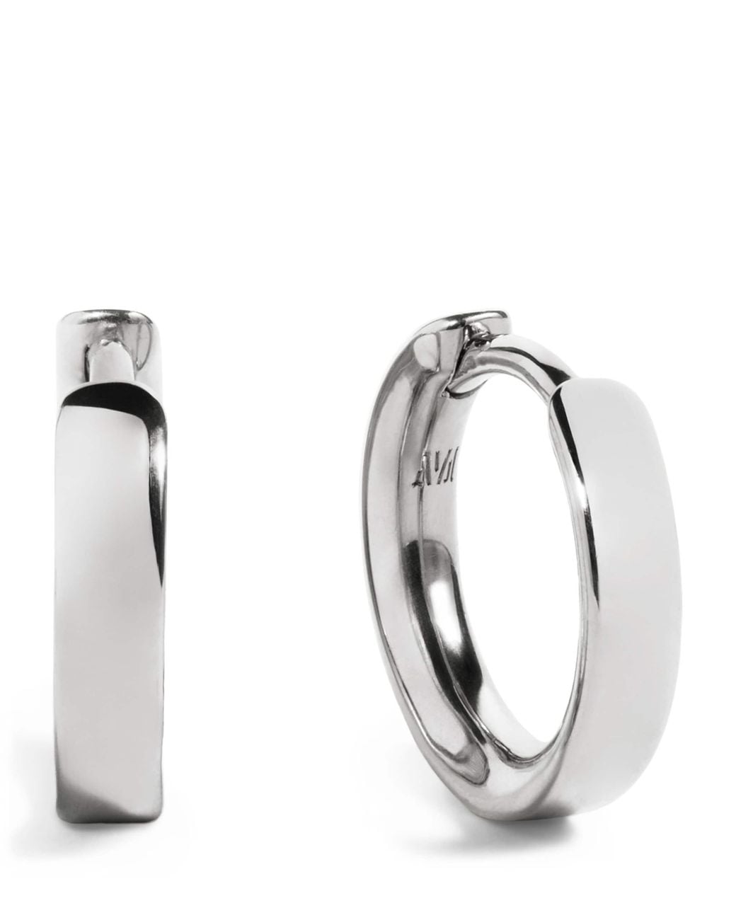 Monica Vinader Metallic Sterling Huggie Earrings