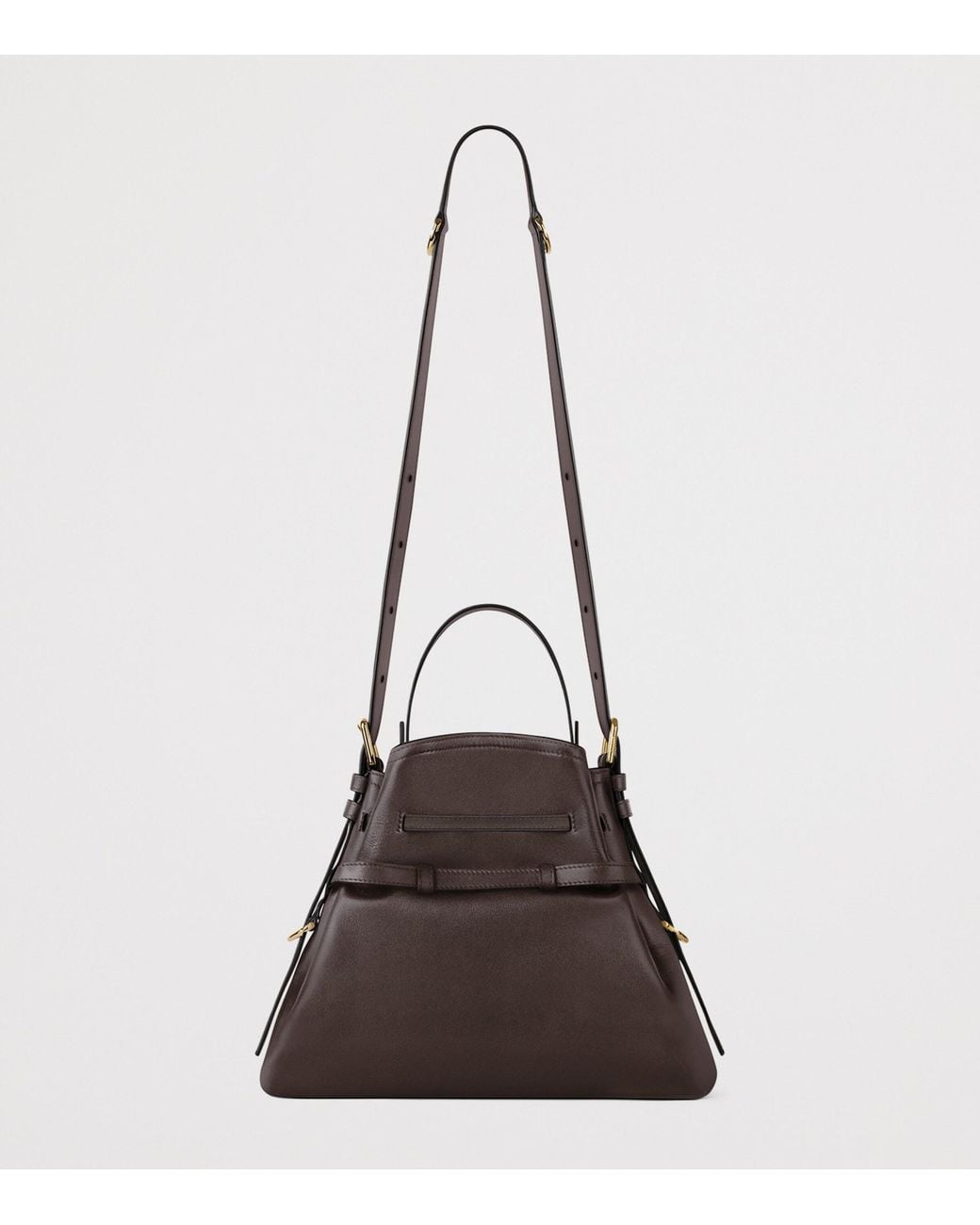 Givenchy Brown Small Leather Voyou Bucket Bag