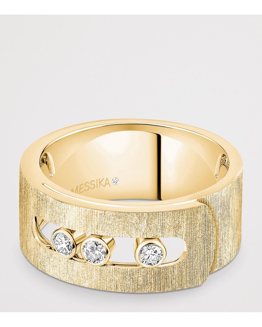 Messika Metallic Move Noa And Diamond Chiselled Ring