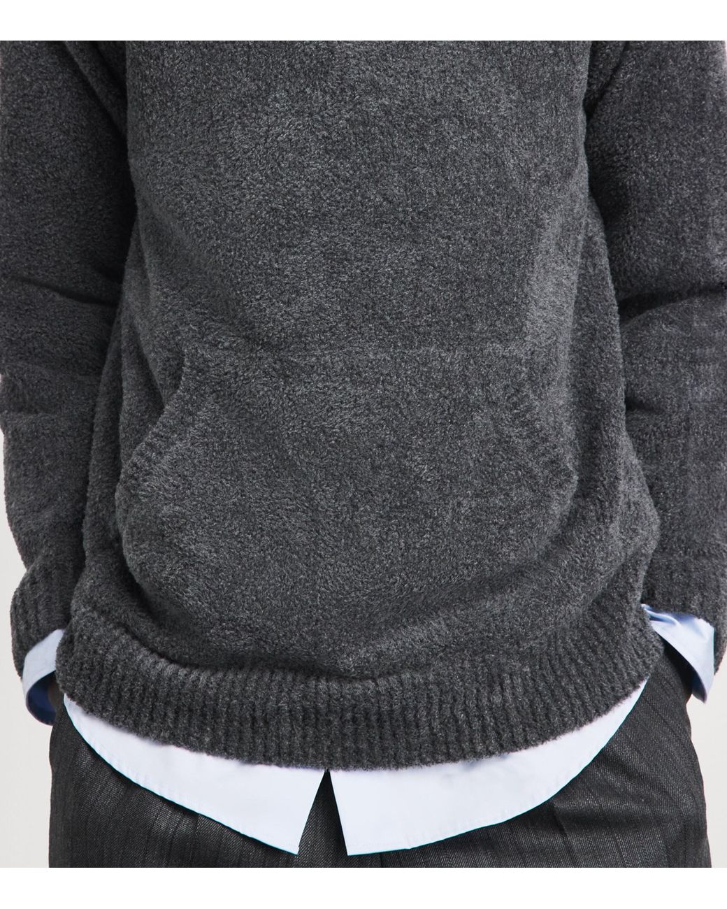 Gabriela Hearst Gray Cashmere-Silk Datum Hoodie for men