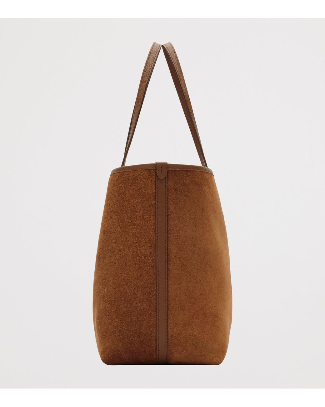 Burberry Brown Medium Suede-Check Reversible Bloomsbury Tote Bag