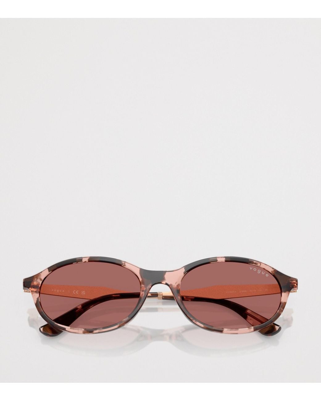 Vogue Pink Oval Sunglasses