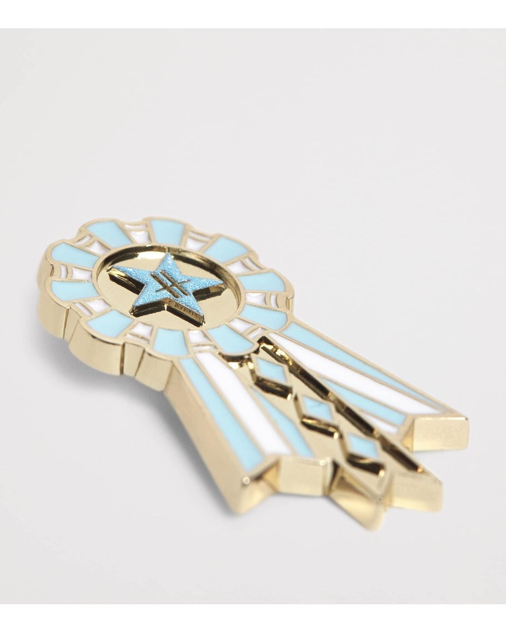 Harrods Metallic Enamel Rosette Pin Badge