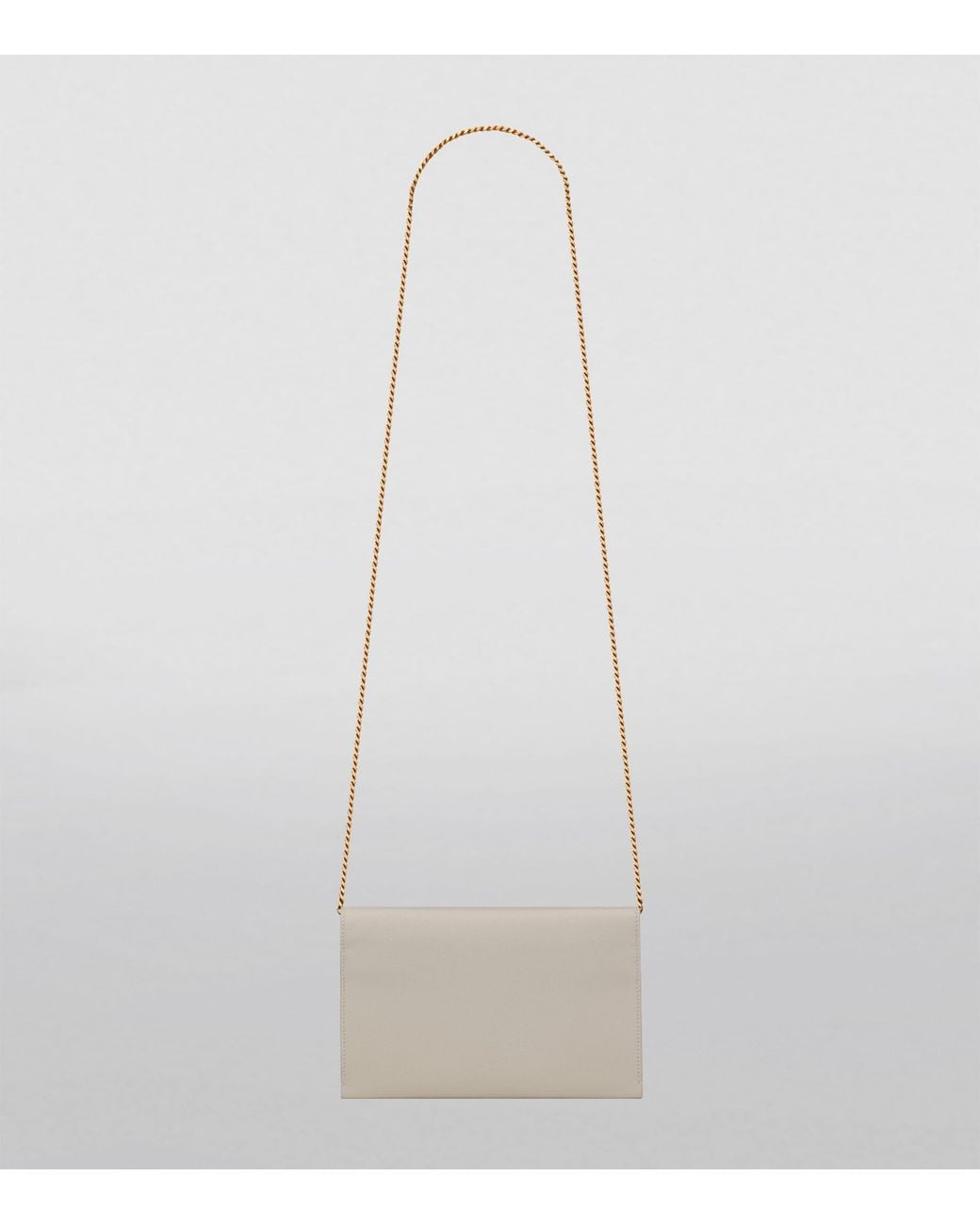 Saint Laurent Natural Uptown Chain Wallet