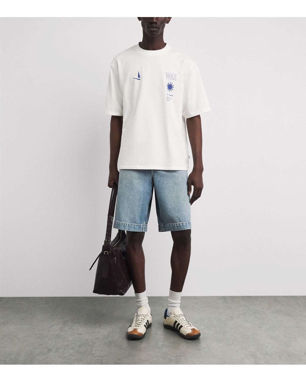 Wax London White Cotton Sailing Club Milton T-Shirt for men