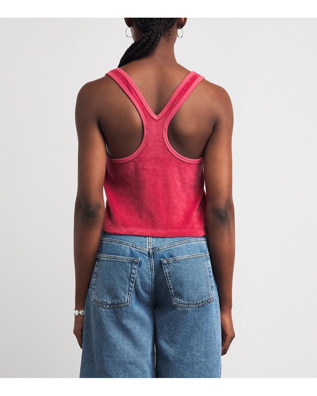 Suzie Kondi Pink Terry Tia Tank Top