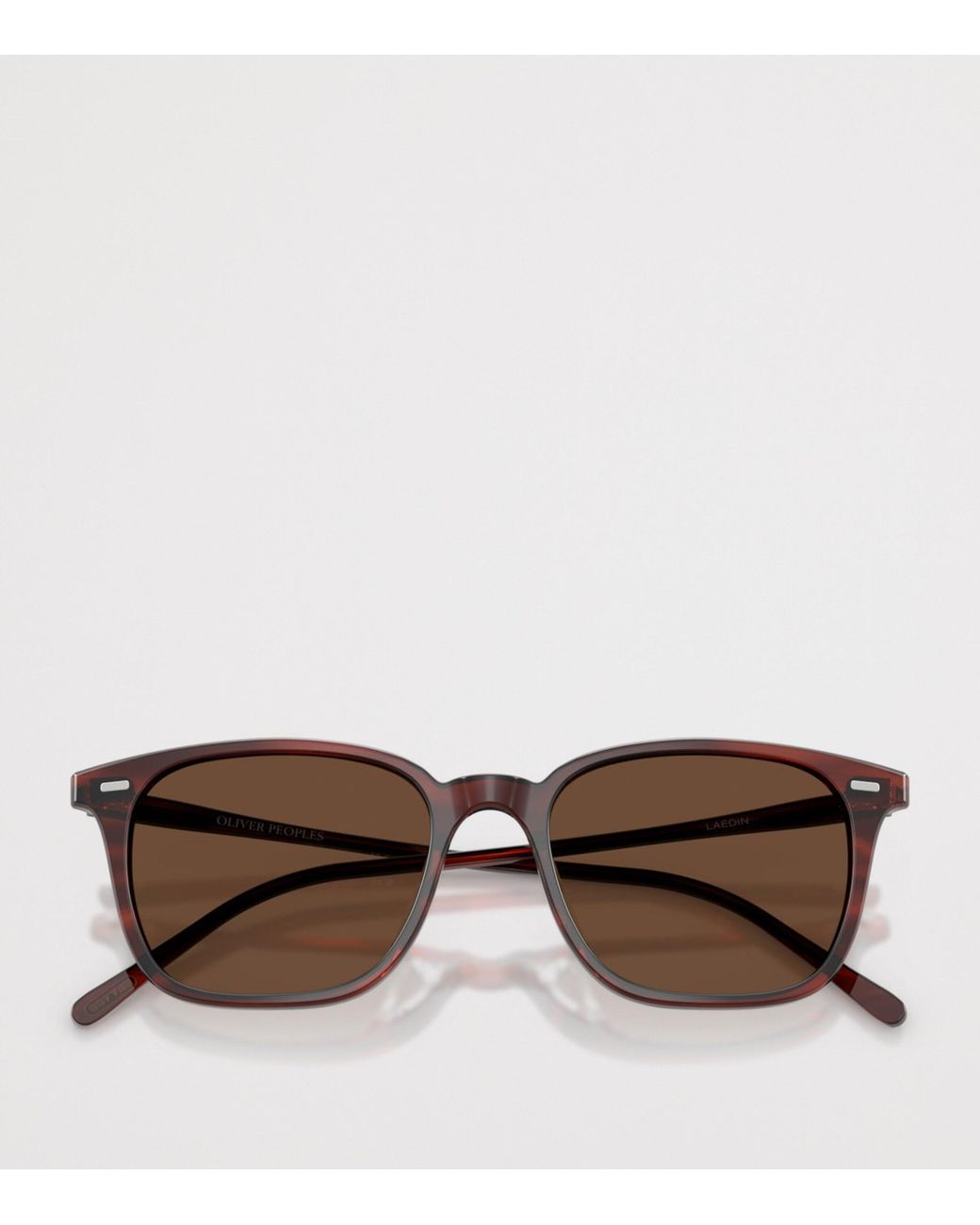 Oliver Peoples Brown Laedin Square Sunglasses