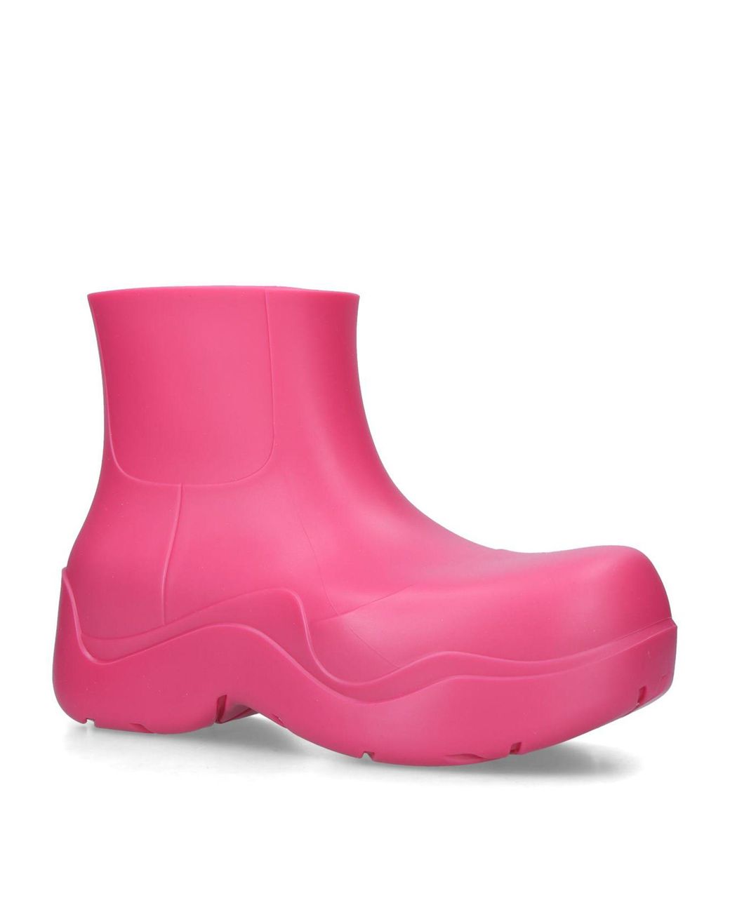 Bottega Veneta Rubber Bv Puddle Boots in Pink - Lyst