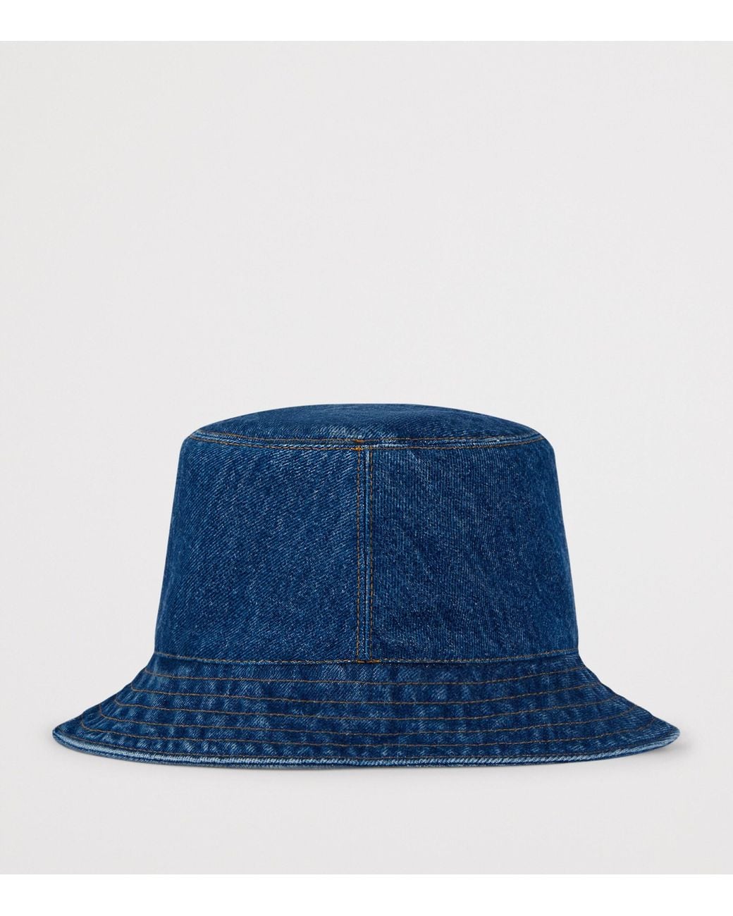Givenchy Blue Denim Logo Bucket Hat