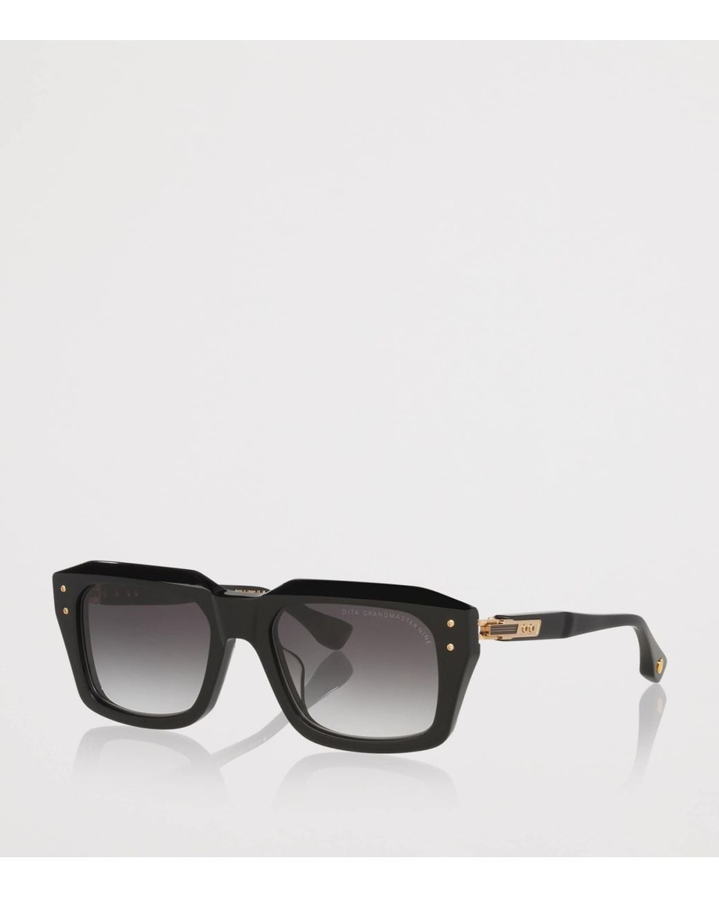 Dita Eyewear Black Grandmaster-Nine Square Sunglasses for men