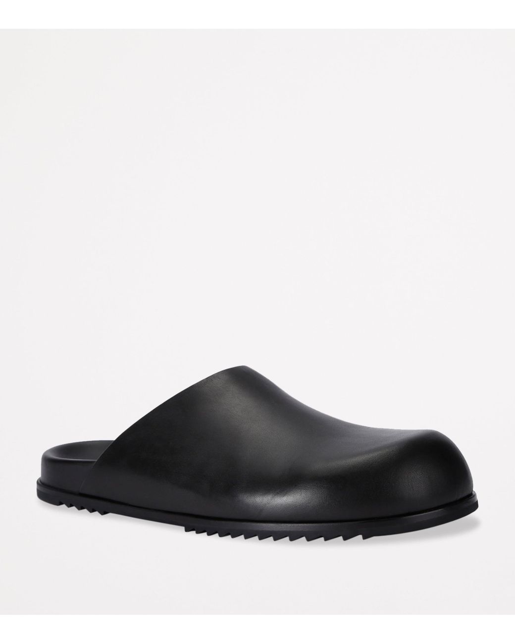 Rick Owens Black Leather Granola Mules