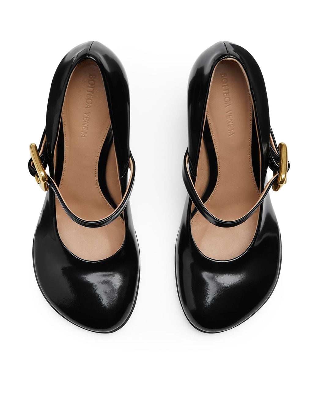 Bottega Veneta Black Leather Atomic Pumps 75