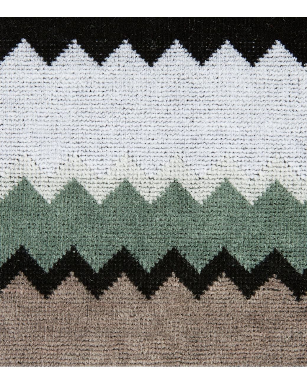 Missoni Multicolor Towelling Zigzag Curt Robe