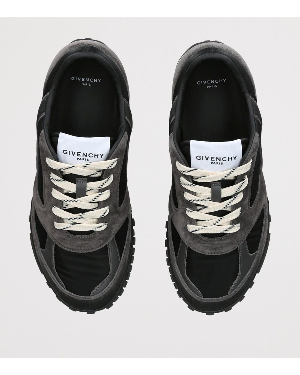 Givenchy Black Suede Glide Sneakers for men