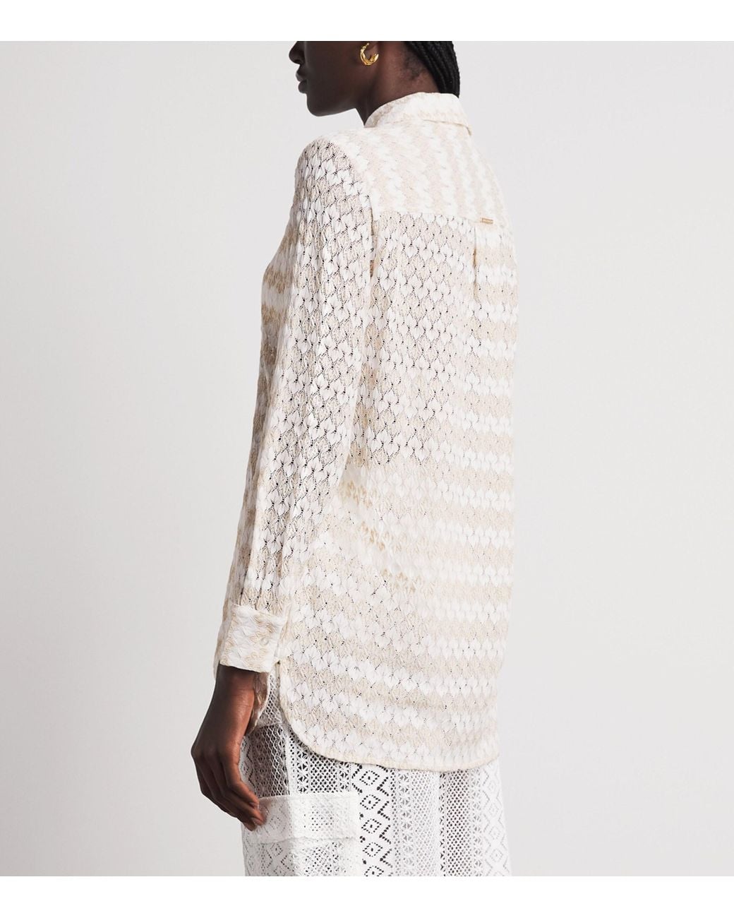 Melissa Odabash White Daria Beach Shirt