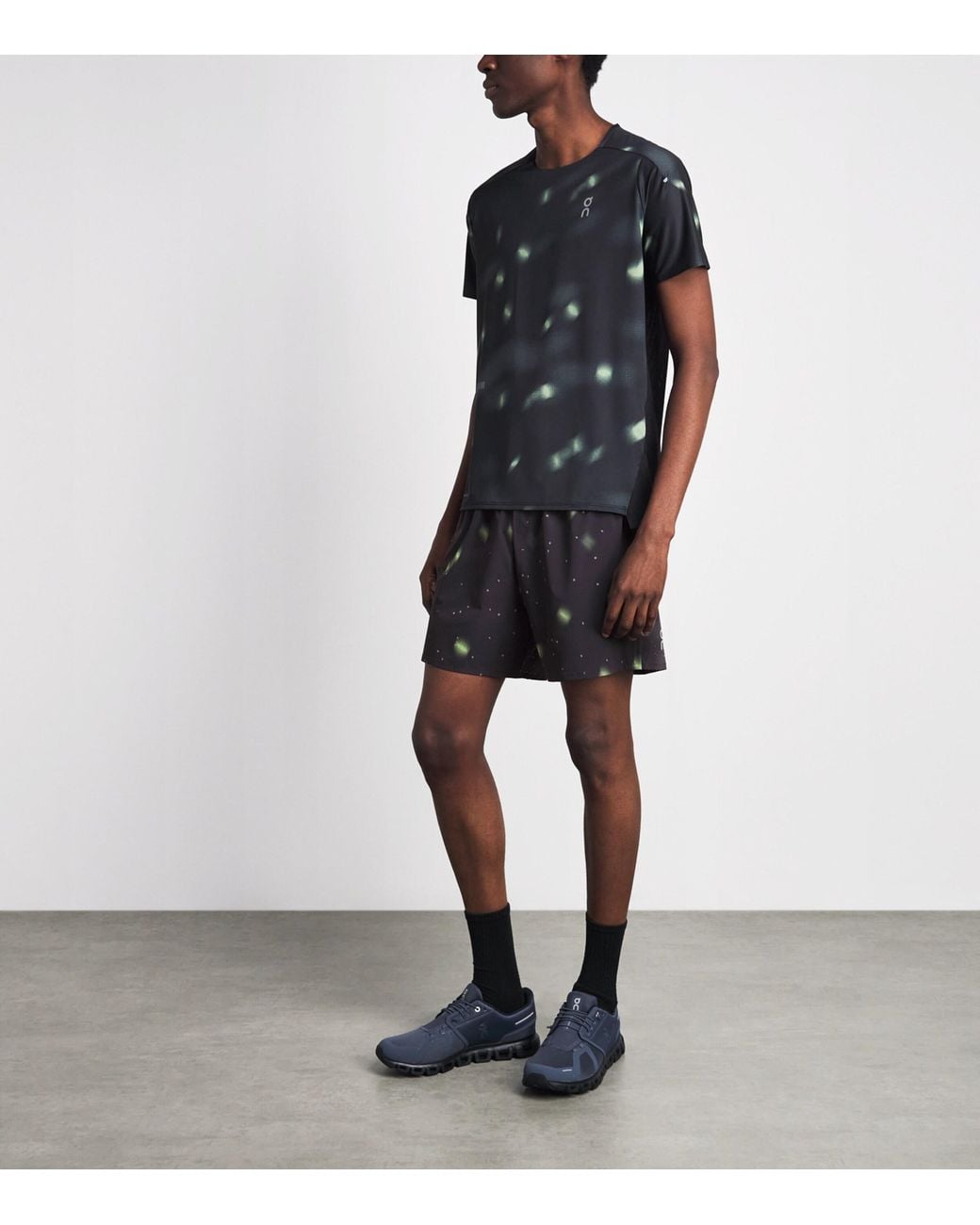 On Shoes Blue Reflective Lumos Performance Shorts for men