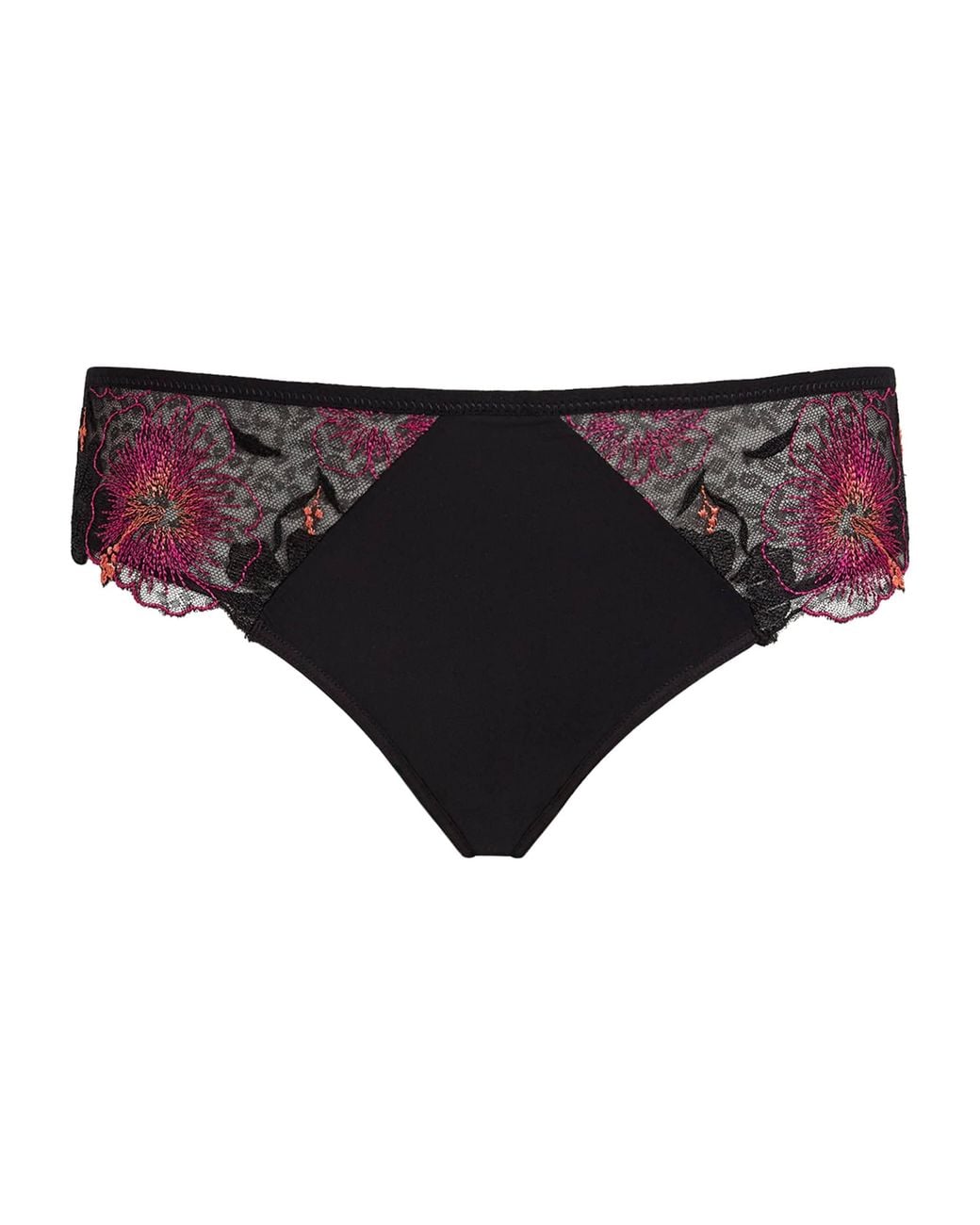 Chantelle Purple Hibiscus Lace Daydream Briefs