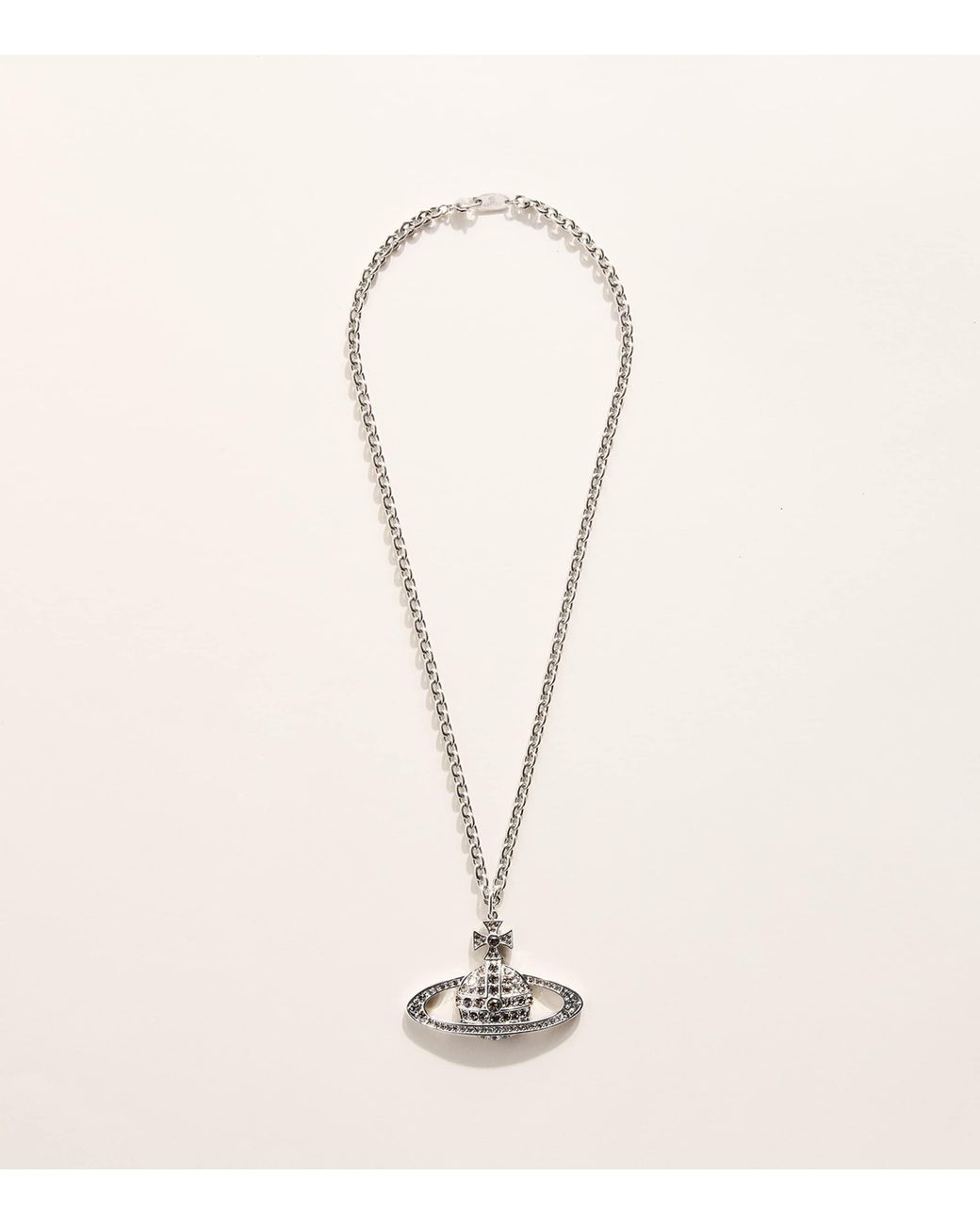 Vivienne Westwood Natural Mini Bas Relief Orb Pendant Necklace for men