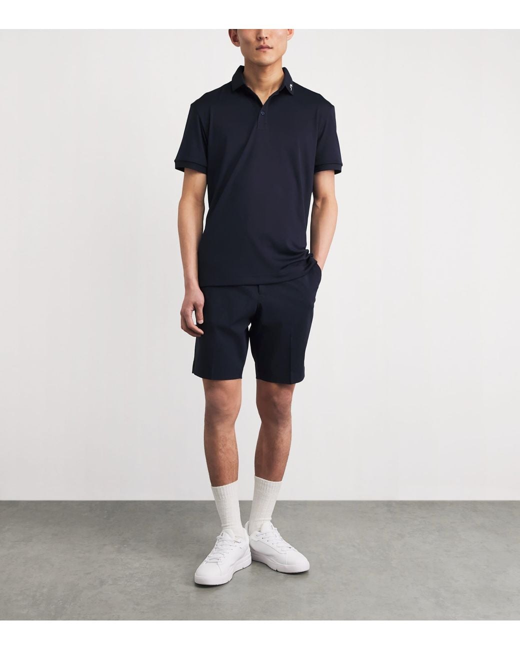 J.Lindeberg Blue Vent Shorts for men