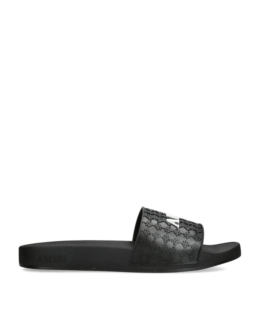 Amiri Black Ma Quad Pool Slides for men