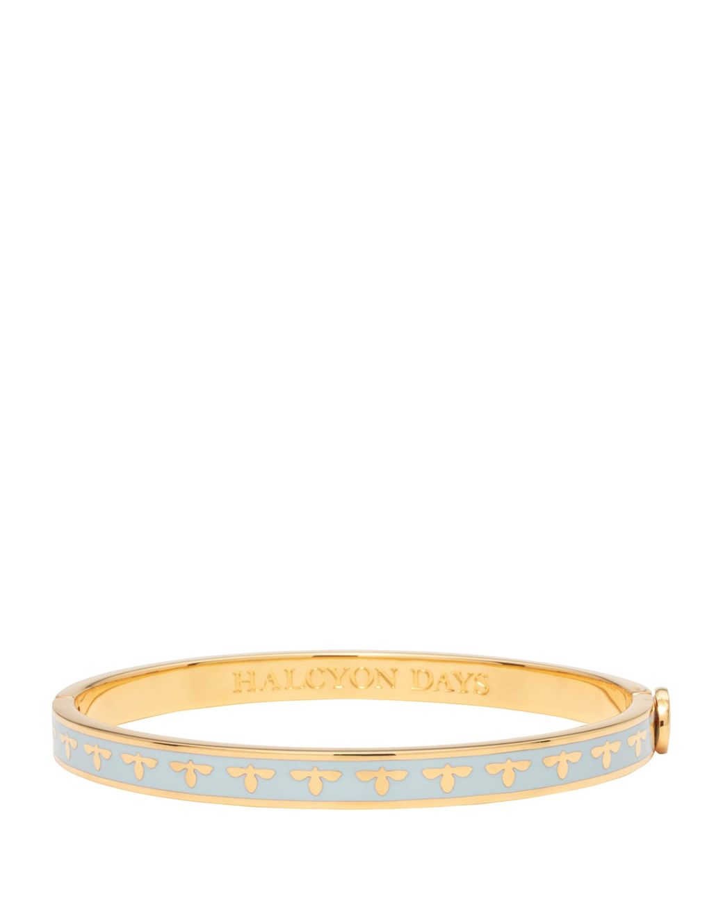 Halcyon Days Natural Plated Bee Bangle