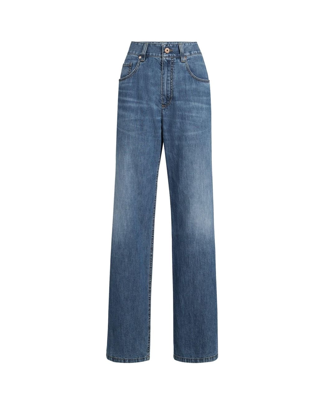 Brunello Cucinelli Blue Relaxed Jeans