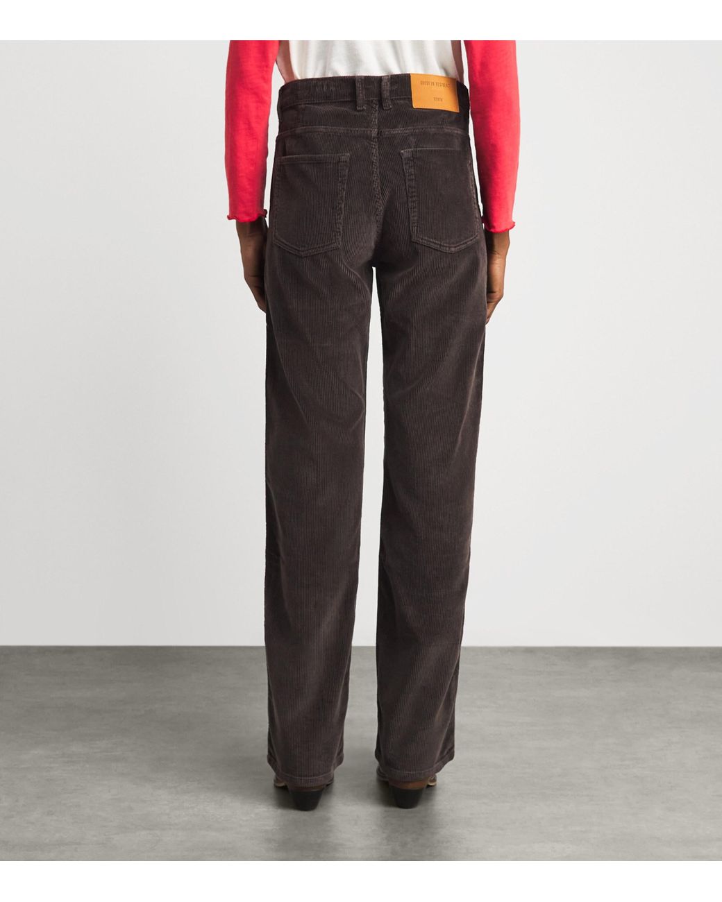 Guest In Residence Gray The Weekender Straight-Leg Jeans