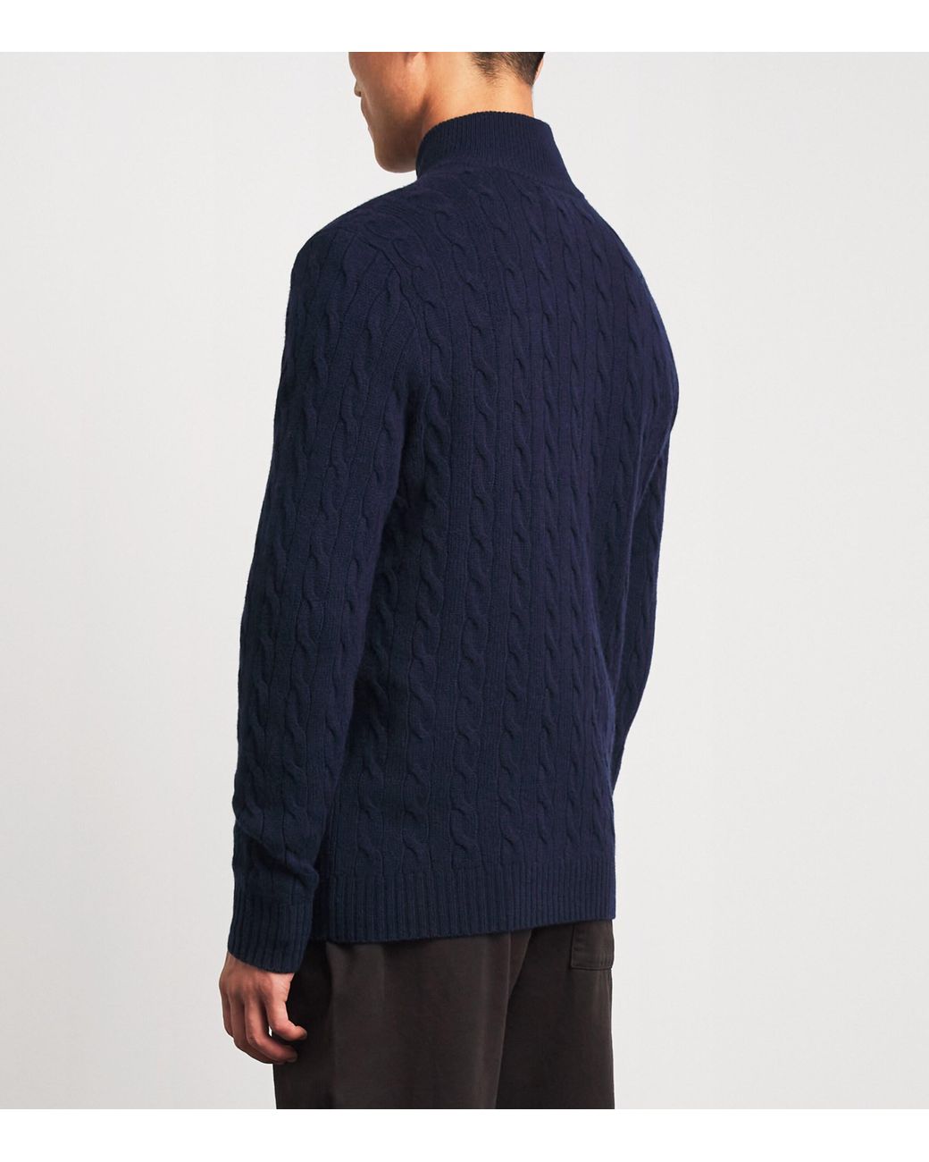 Polo Ralph Lauren Blue Cotton Cable-Knit Sweater for men