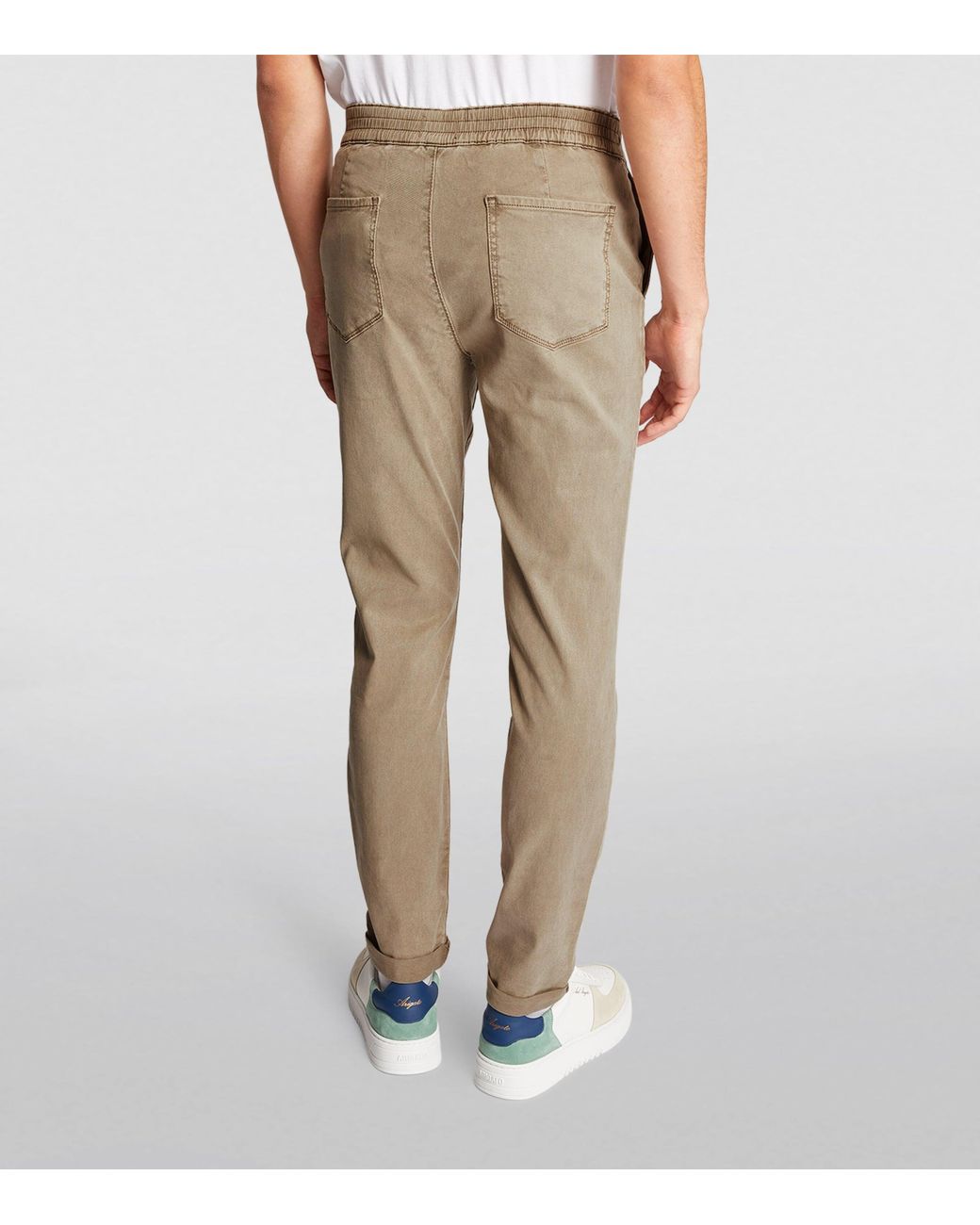 PAIGE Natural Drawstring Fraser Chinos for men