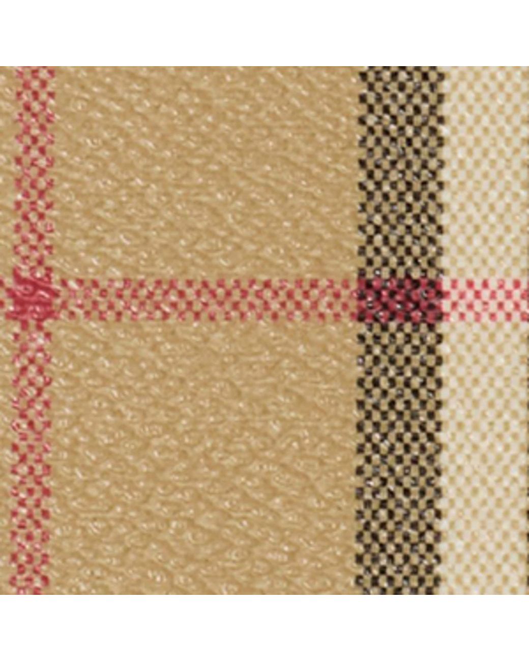 Burberry Natural Check Zip Card Holder