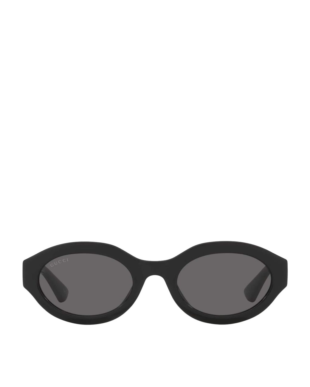 Gucci Black Injected Oval Sunglasses