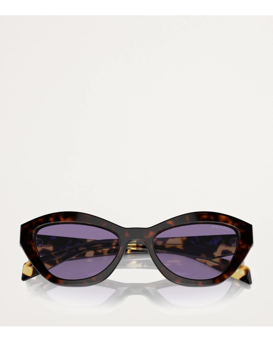 Prada Purple Tortoiseshell Cat-Eye Sunglasses