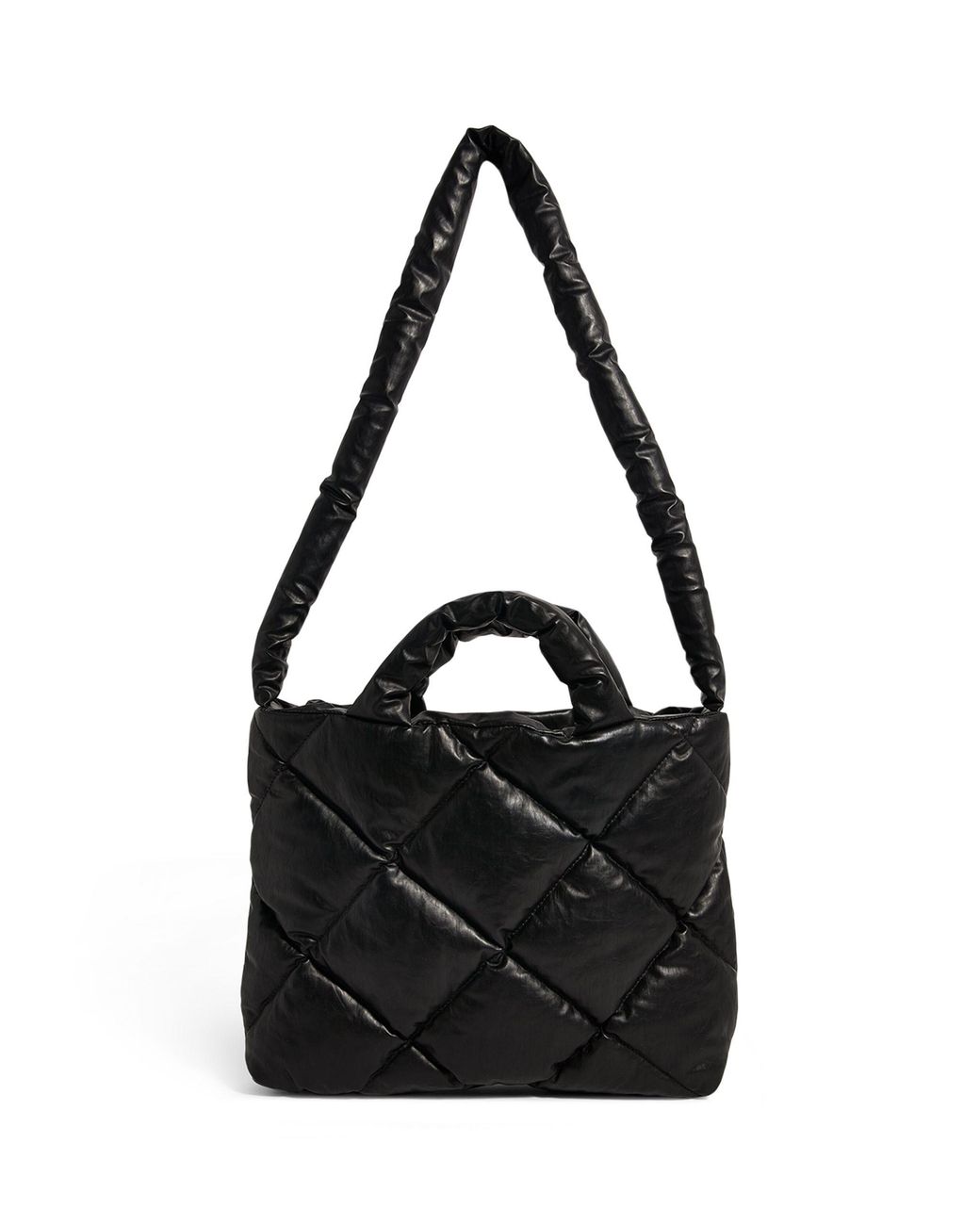 Kassl Canvas Small Quilted Oil Tote Bag in Black - Lyst