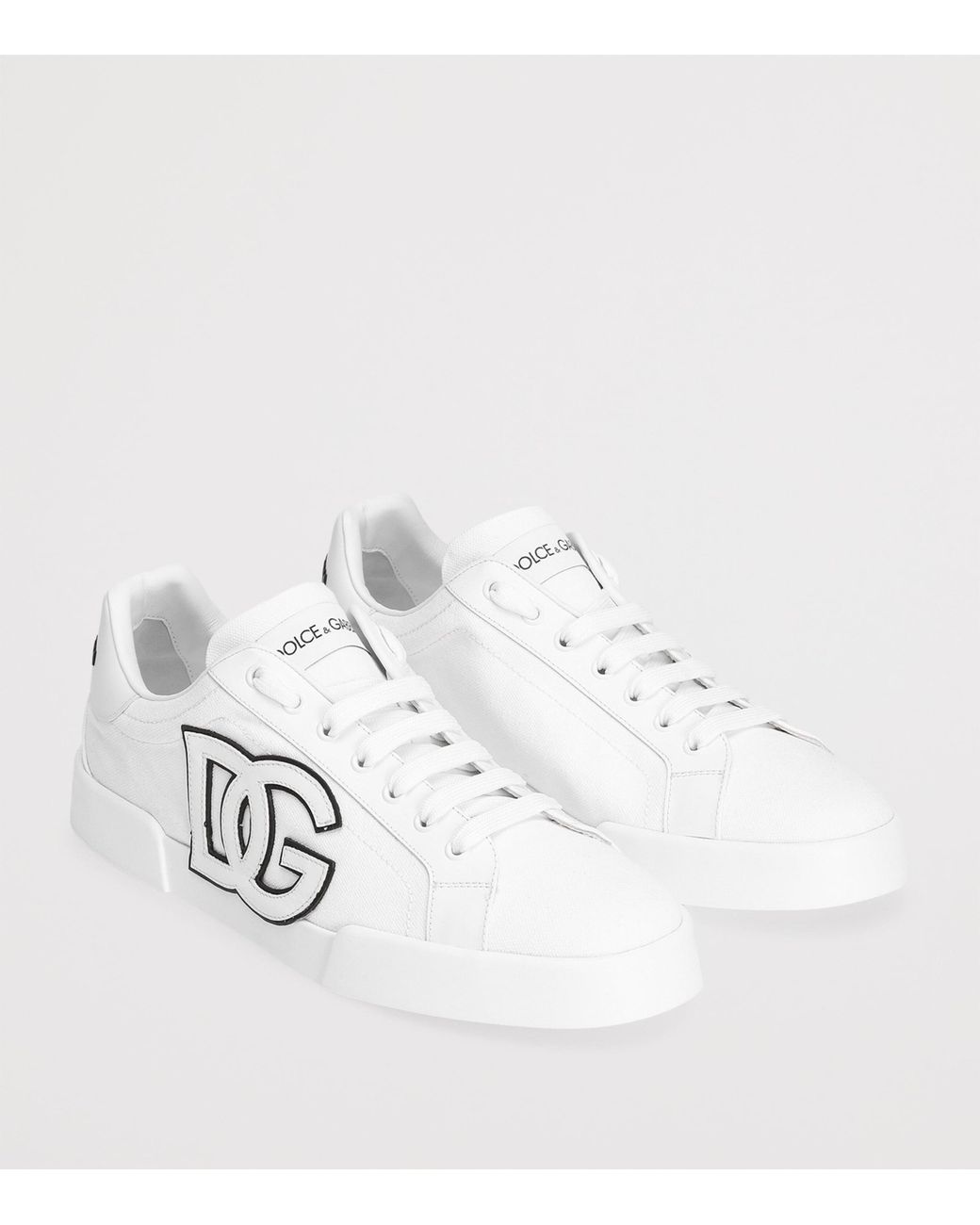 Dolce & Gabbana White Portofino Low-Top Sneakers for men