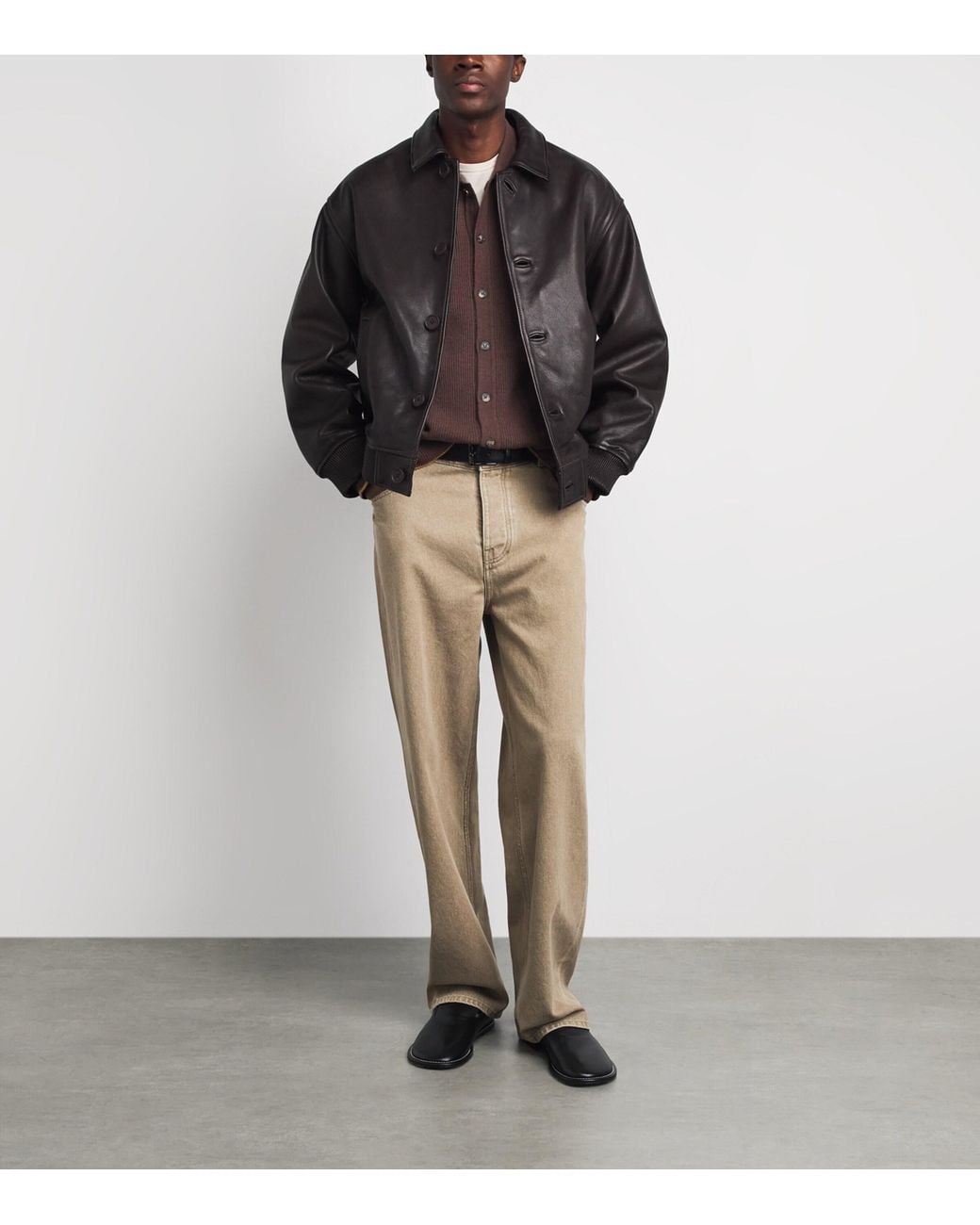 Jacob Cohen Brown Cashmere Collared Cardigan for men