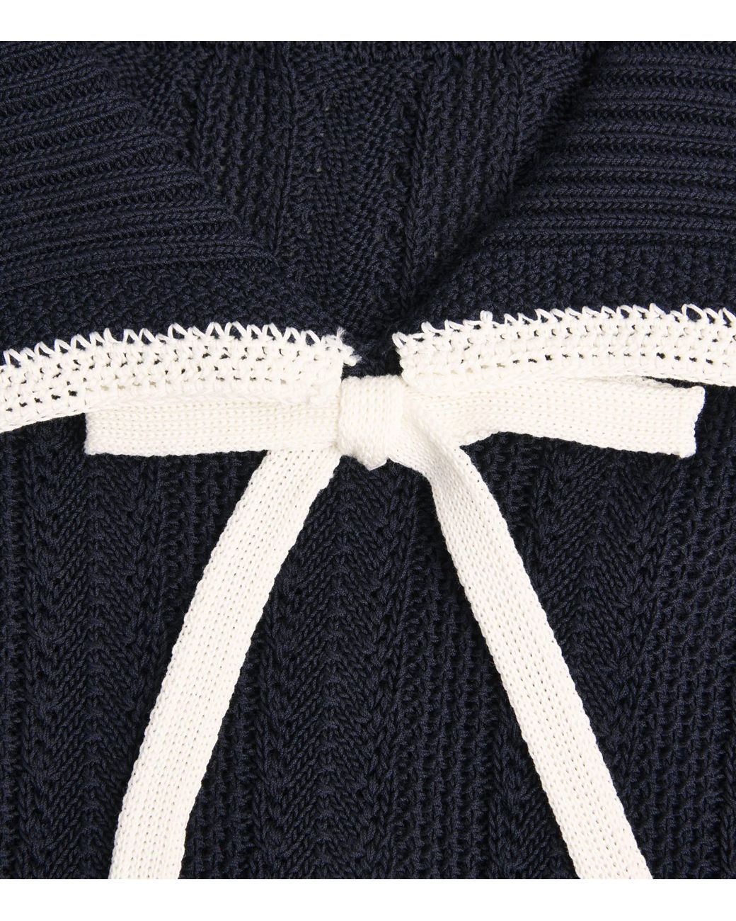 Rixo Black Cotton Pippa Knit Top