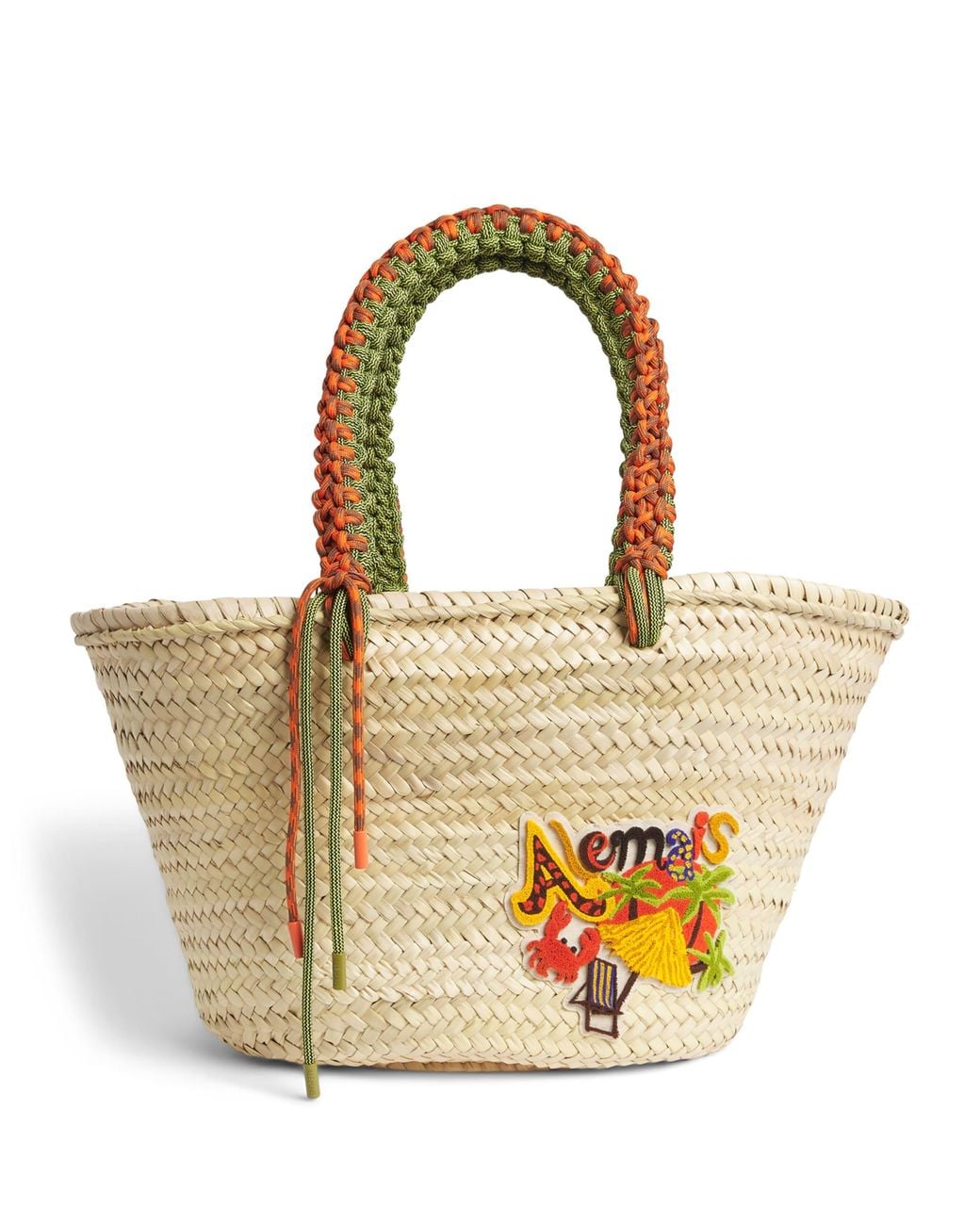 ALÉMAIS Metallic Embroidered Island Cove Tote Bag