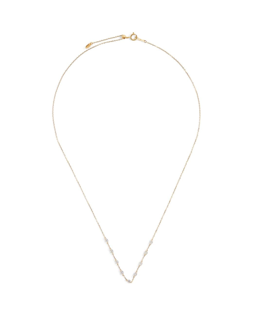 PERSÉE White And Diamond 9-Stone Danaé Necklace