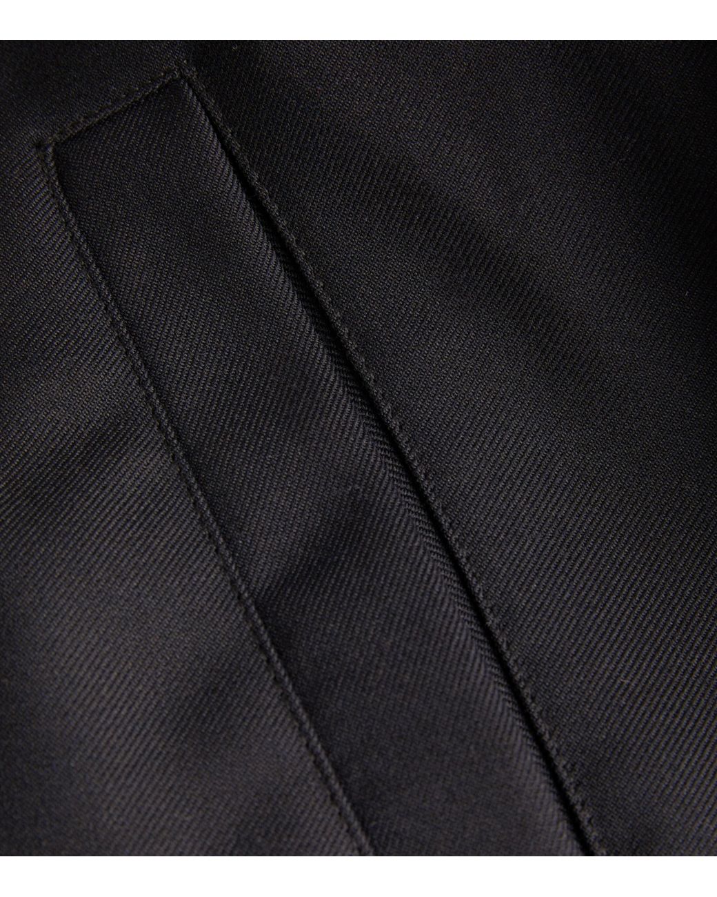 Sandro Black Zip-Up Bomber Jacket for men
