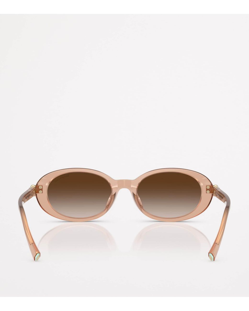 Tiffany & Co Brown Acetate Oval Tf4242D Sunglasses
