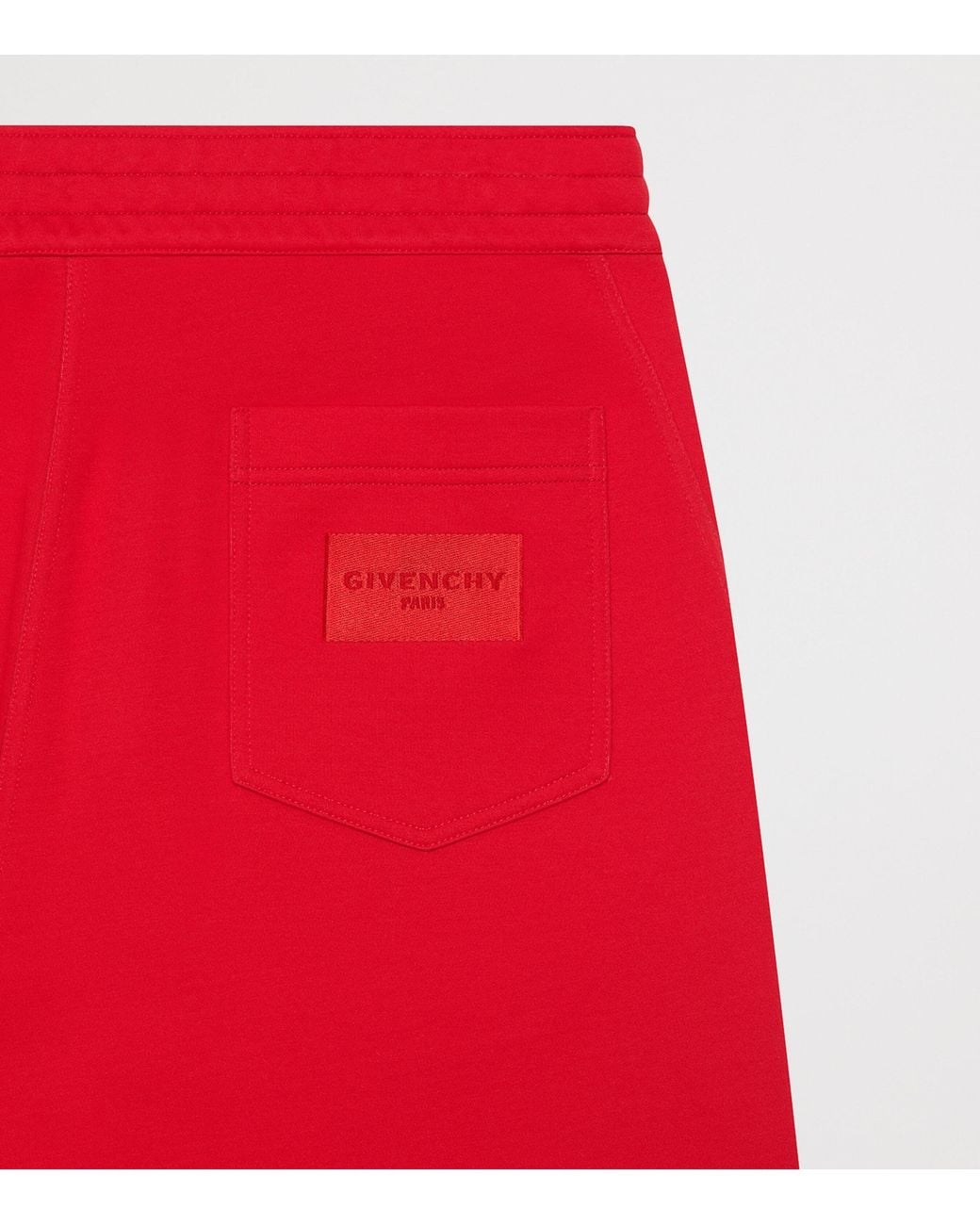 Givenchy Red Couture Seam Shorts for men