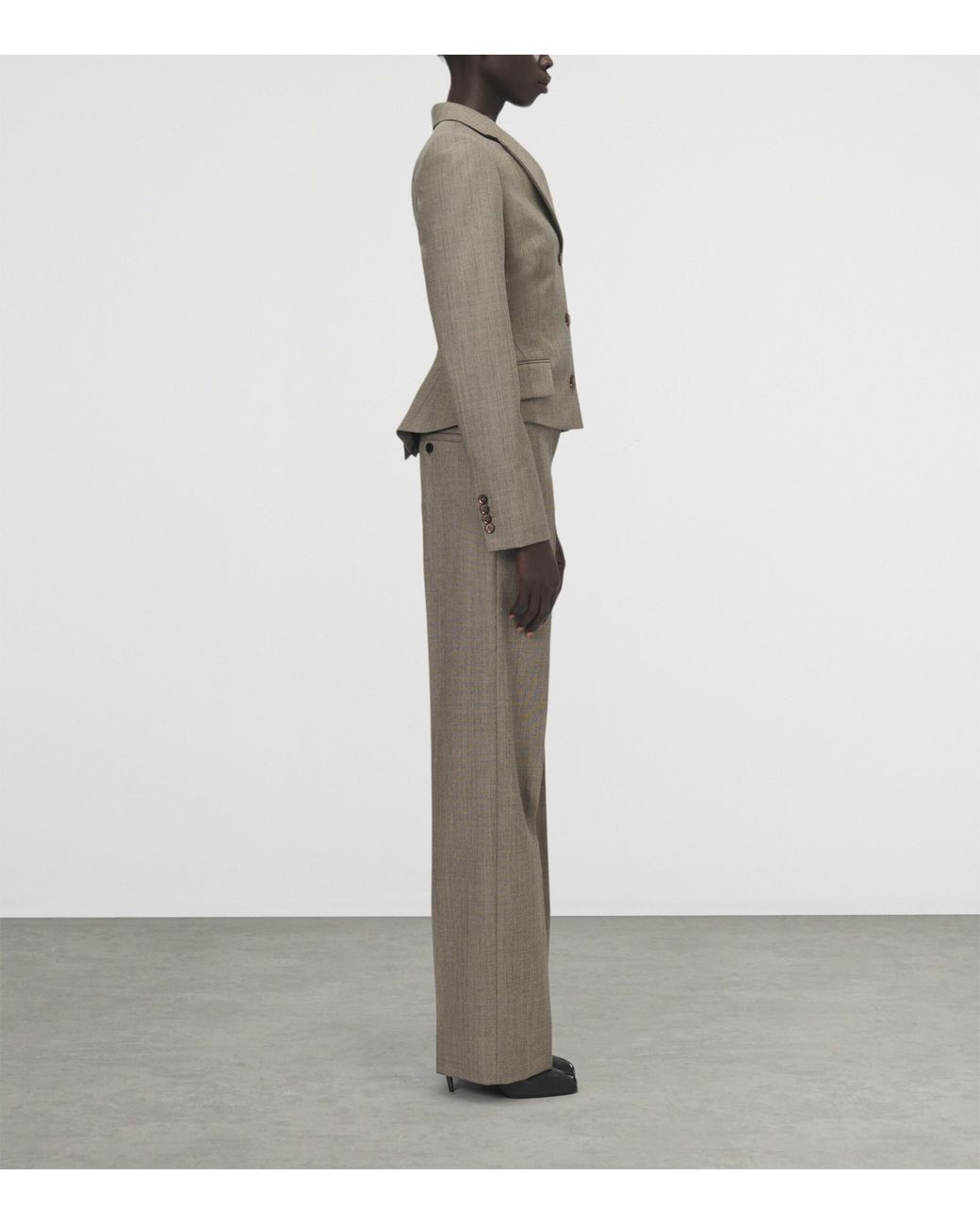 McQueen Gray Wool Blazer