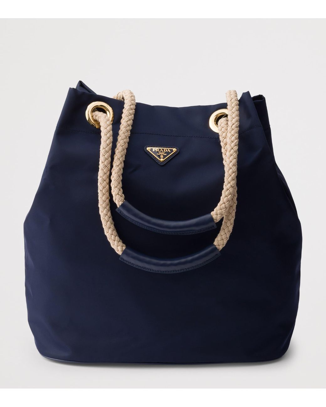 Prada Blue Mariner Large Re-Nylon Bucket Bag